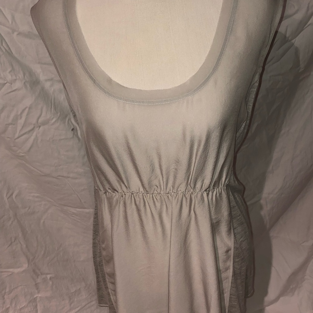 Banana republic silver grey shirt